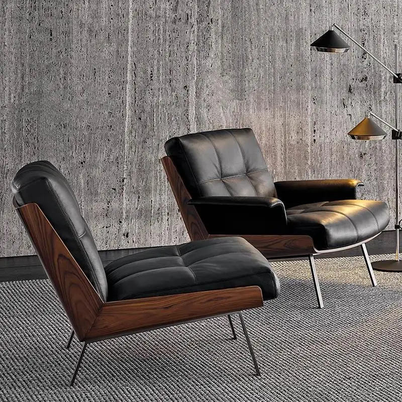 

Handmade Contemporary Living Room Armchair Scandinavian Style Designer Luxury Furniture Wooden Chair Muebles Para El Hogar