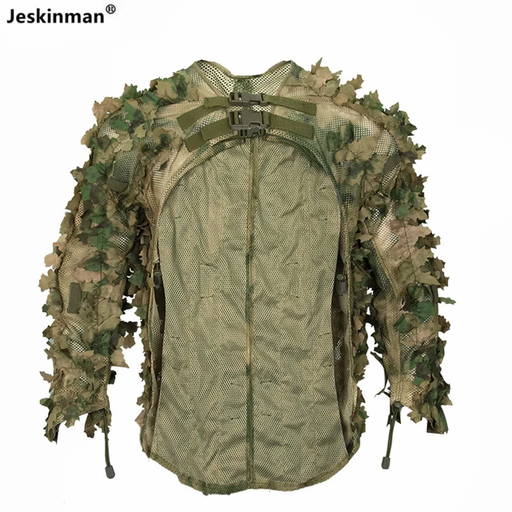 

High Quality Men's Tactical Hunting Camouflage Suit Anti-Resistant Breathable Cosplay Suit Bird-Watching Photography Clothes