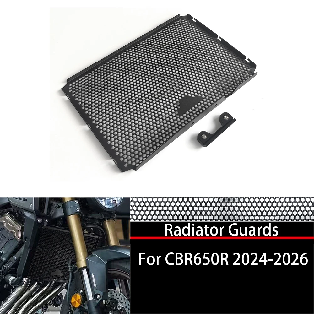 CB650R Motorcycle Accessories For Honda CBR650R 2024-2026 Radiator Guard Grille Grill Cooling Cover Protection