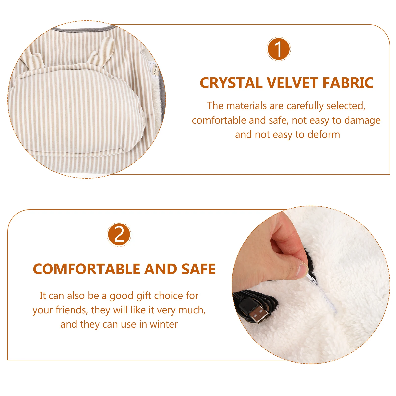 

USB Electric Heating Blankets Warm Blanket for Office Winter Small Air Condition Reusable Bedrooms Camping RV Safe