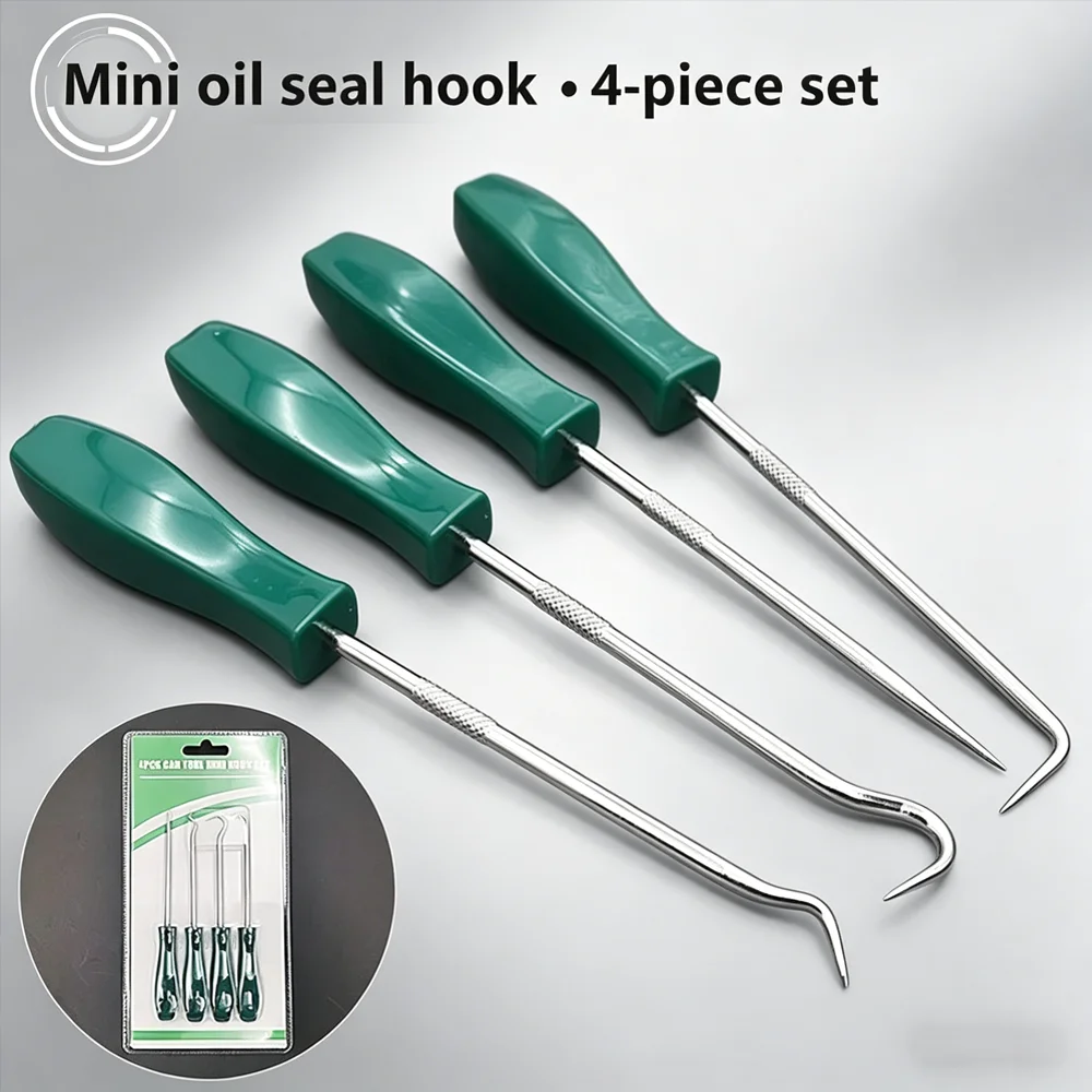 

4Pcs/Set Oil Seal Car Auto Vehicle Pick Screwdrivers Set Pick Hooks 135mm For Garages General-Plumbers Mechanics Car Hand Tools