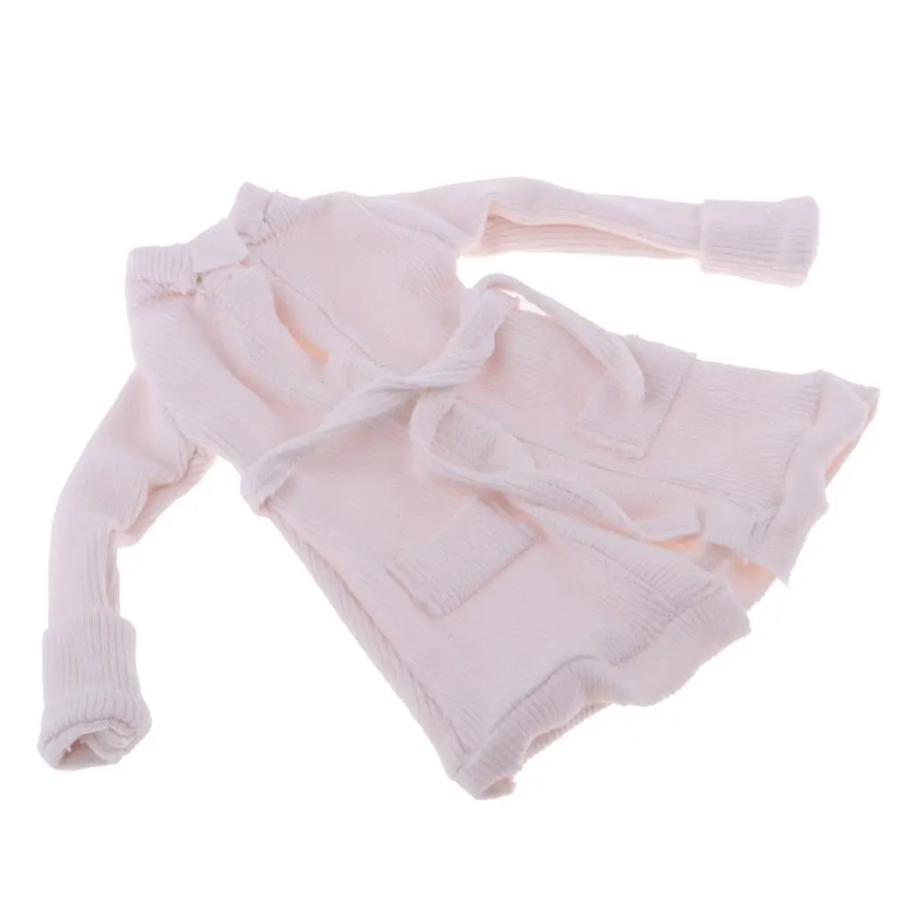 

Dolls Clothing Outfits Long Coat Dress White Doll Clothes 45cm Salon Fashion Outfit for 18 Inch Girl Doll