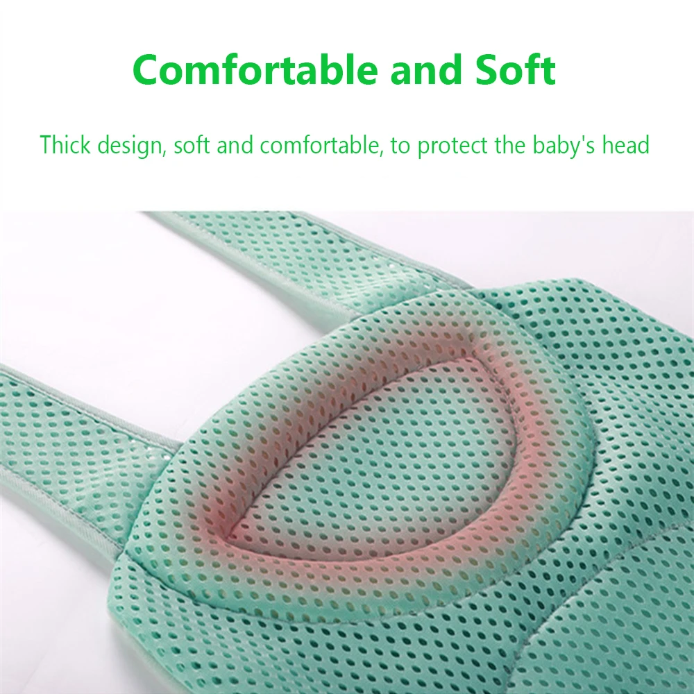 Baby Shower Bath Tub Pad Non-Slip Bathtub Seat Adjustable Newborn Bath Support Net Cushion Foldable Soft Pillow