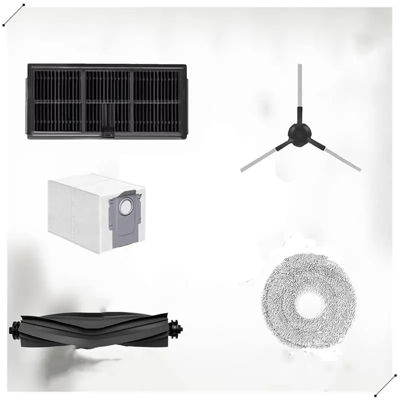 Replacement Parts Fit For Dreame Mova E30 Ultra /X30 Ultra/L10s Pro Ultra Vacuum Cleaner, Accessories Kit Brush Filters