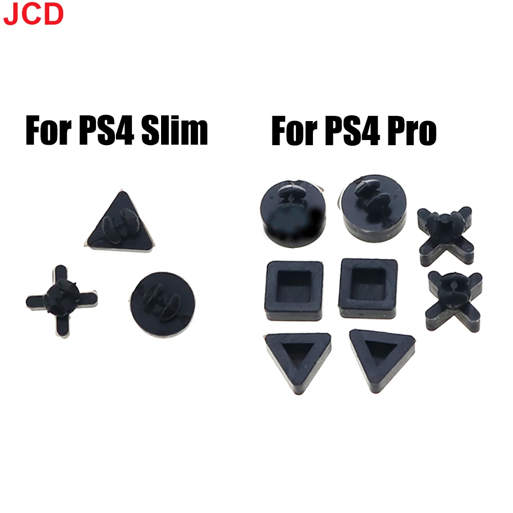 

JCD 1set Silicon Bottom Rubber Feet Pads Cover Cap For PS4 PS 4 Pro Slim Console Housing Case Rubber Feet Cover