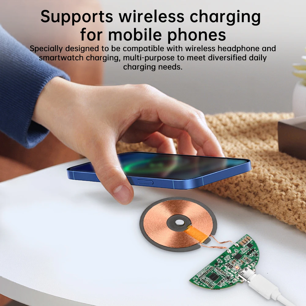 15W Wireless Charger Trasmettitore Modulo Bobina Circuito Wireless Modulo di Ricarica Veloce Modulo PCBA Per QI Fai Da Te Accessori Standard