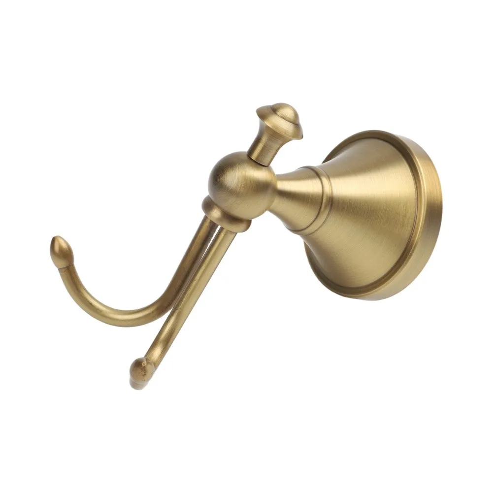 Bathroom Decor Bedroom Storage Bronze Antique Brass Hook Decorative Wall Mounted Hook For Towels Clothing Bathroom