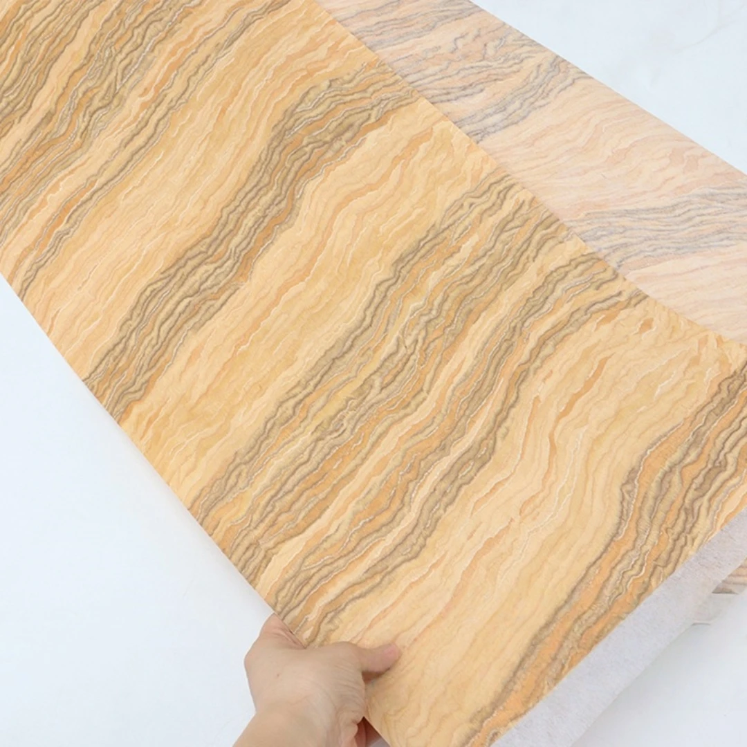 30x250cm Stone Pattern Wood Veneer For Furniture Decoration Interior Renovation Cabinetry Wall Panels And DIY Projects
