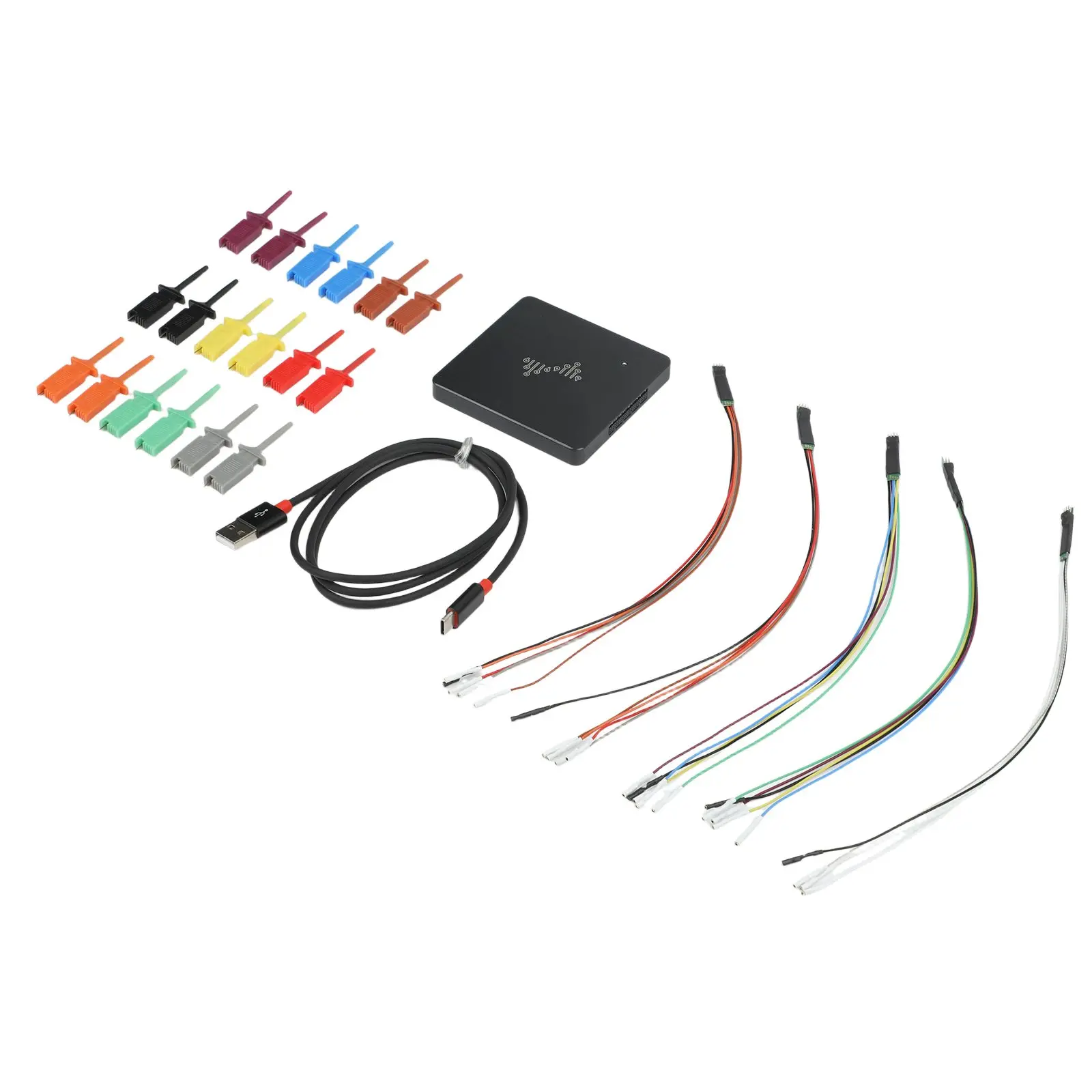 16 Channels Logic Multi-system Compatibility Design Testing 3.1*2.9*0.4 Inches 16 Channel Signal Tester 16G Sampling Depth