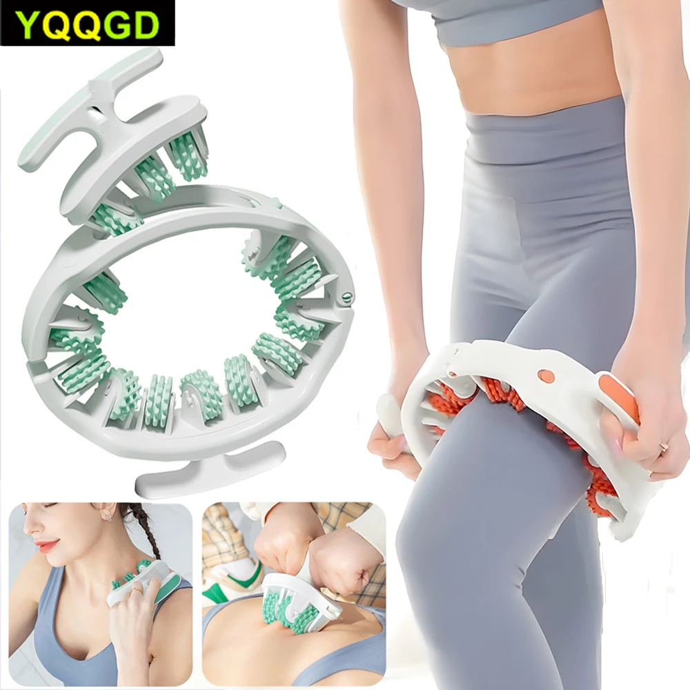 Leg Massager Multi-functional Round Full-coverage Massage Roller For Arm Waist Leg Muscle Relaxation Manual Massage Machine