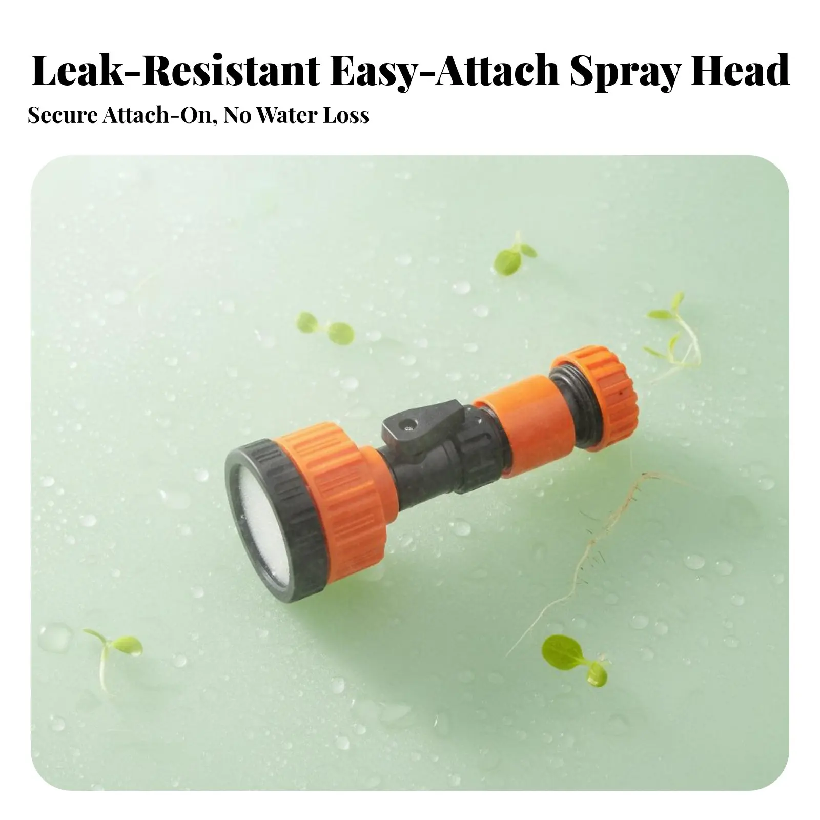 Young Plant Sprinkler Head Long-Lasting Fine Spray Watering Dispenser Garden Sprinkler Spray Attachment Easy to Clean Quick