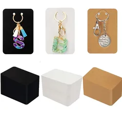 50pcs Keychain Display Card Holder OPP Bag For Earring Jewelry Packaging Small Businesses Entrepreneurship Supplies Accessories