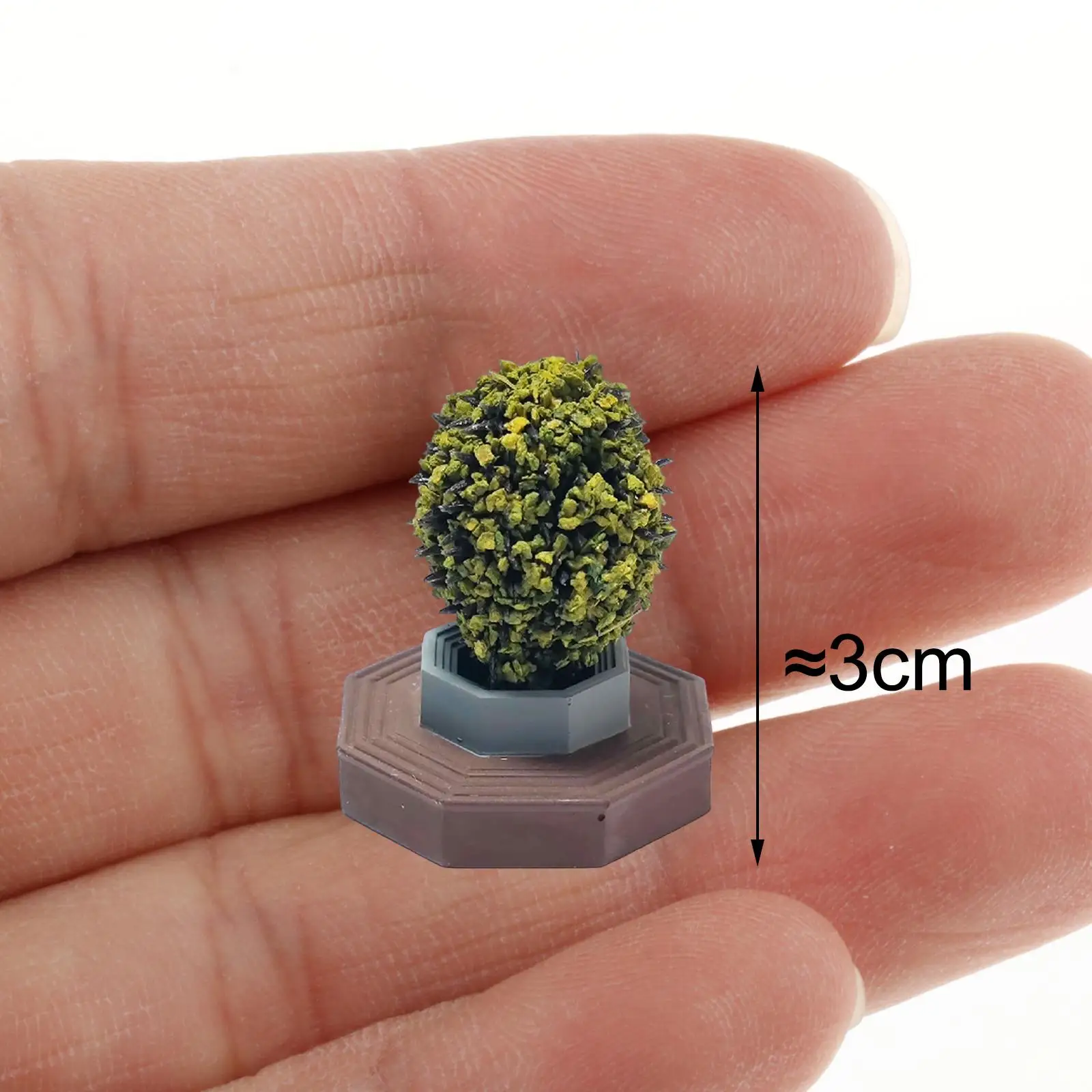 樹脂 1/64 花壇 ミニチュアモデル 砂テーブル用花壇