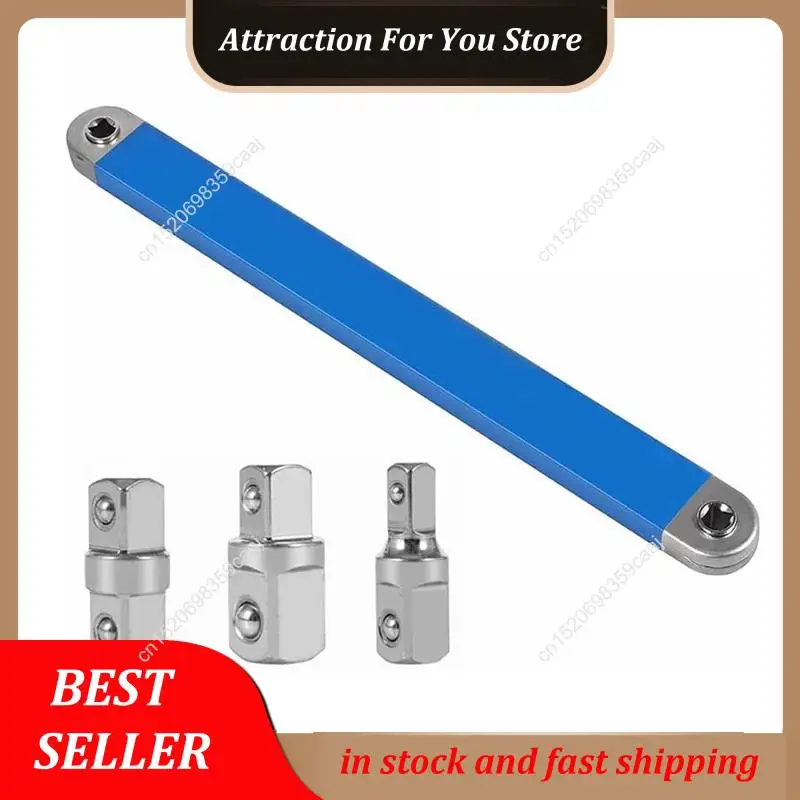 Hot Selling Offset Extension Wrench, Multifunctional Tight Reach Wrench, As Shown Carbon Steel Offset Impact-Ready Socket Wrench