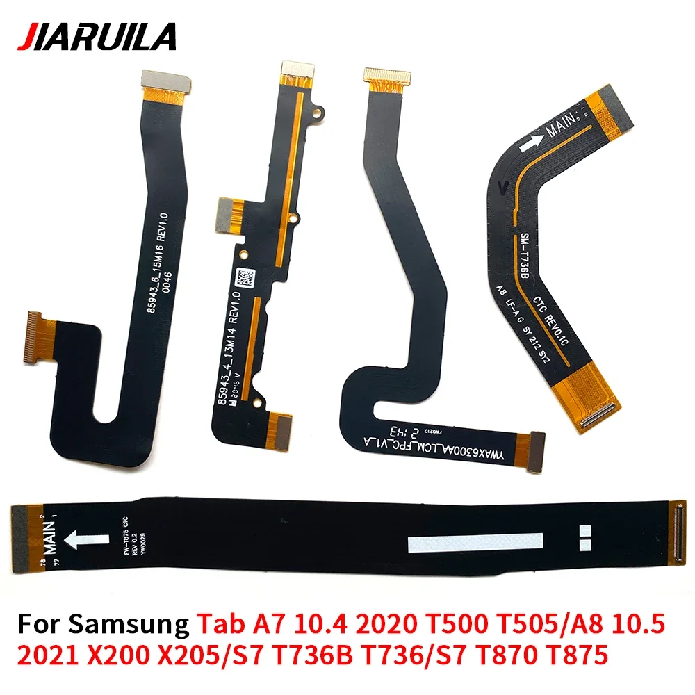 10PCS LCD Display Motherboard Connector Flex Cable For Samsung Tab A7 10.4 2020 T500 T505 A8 10.5 X200 X205 S7 T736 T738B