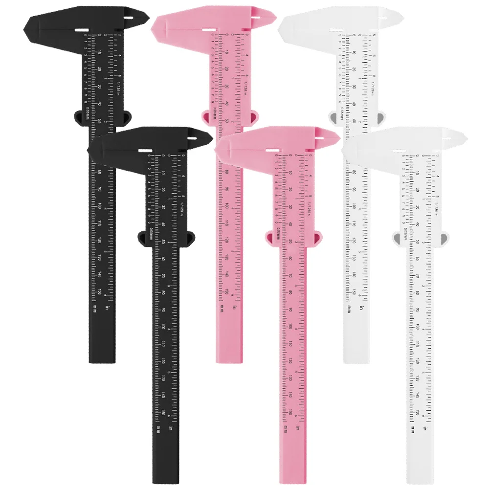 

6Pcs Eyebrow Measuring Tools Double Scale Rulers for Accurate Brow Mapping Professional Beauty Salon Home Use Eyebrow Ruler