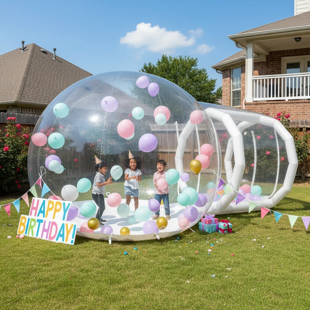 บ้านเป่าลมพีวีซีสำหรับเด็ก งานวันเกิด งานแต่งงานกลางแจ้ง ฮาโลวีน คริสต์มาส ของตกแต่งสวนสนุก