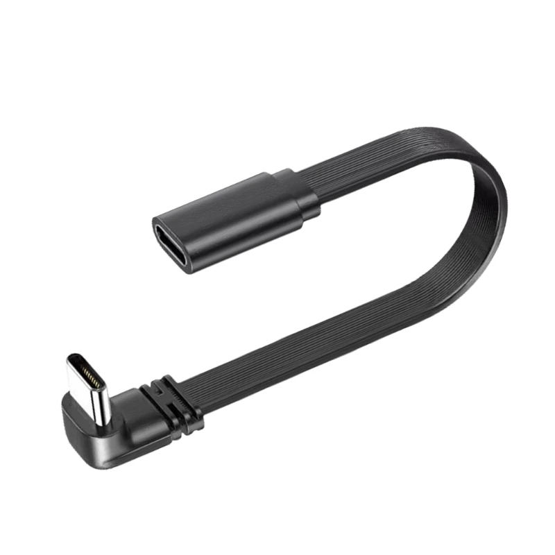 Ốp Dẹt 240W USB C USB C Nam Đến Nữ Cáp Dành Cho Laptop Chơi Game Và Đế Cắm 10 20 50