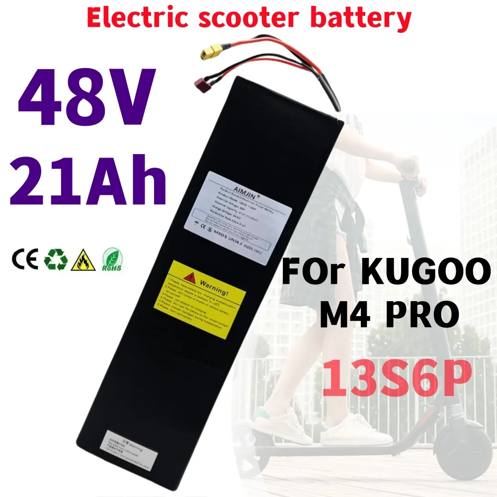 

NEW for Kugoo Kirin M4 Pro, Kugoo M4/ M4 Pro Original 48V 21AH 13S6P Electric Scooter with Powerful 18650 Lithium Battery