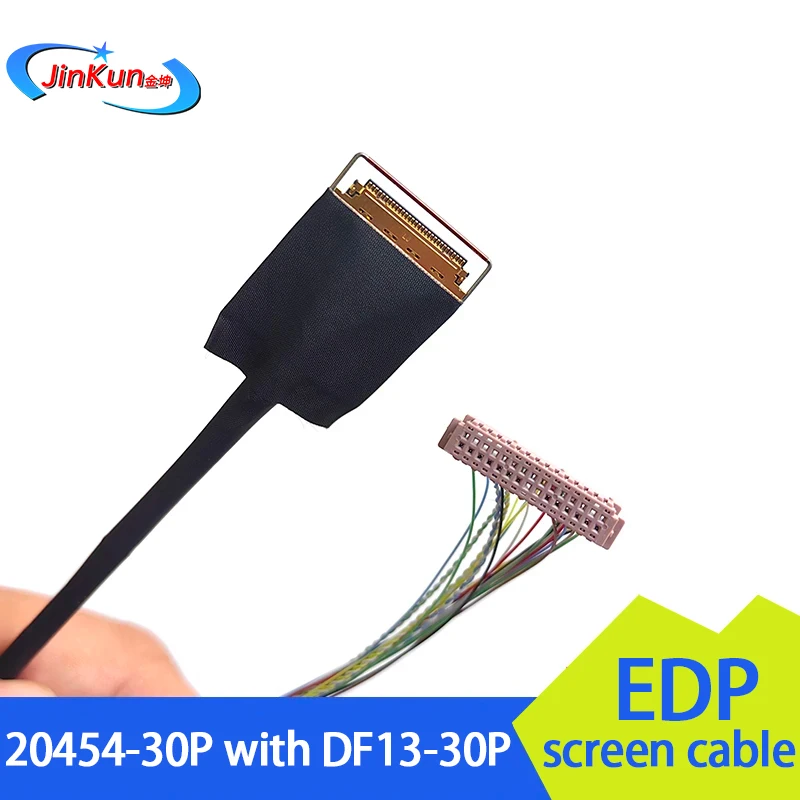 Customizable 15.6 Inches EDP Screen Line 20454-30P with 0.5mm Spacing DF13-30P Teflon for Laptop Display Connector