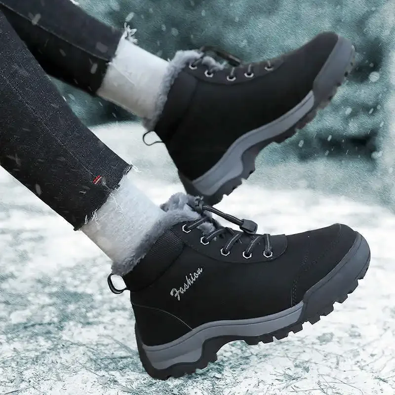 Ventilation Ecoleather Men Walking Boots Branded Shoes For Men High Shoes Shoes Sneakers Sports Sheos Imported High Tech