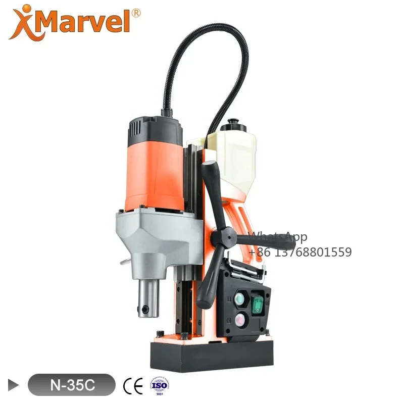 N-35C 35mm FEIN KBE-35 Powerful Small Block Swivel Base Electric Tools Base Hand Drill Magnetic Drill With Magnet Base