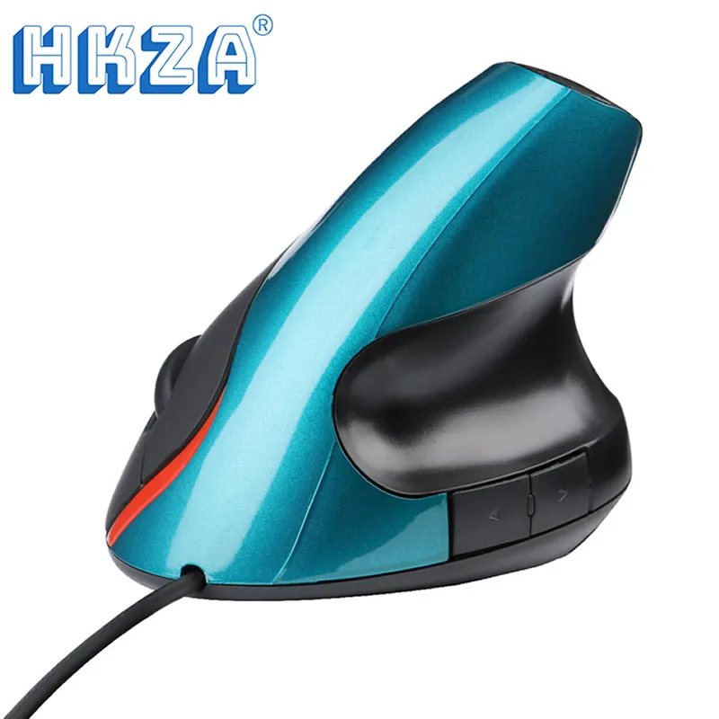 Ergonomic Vertical Mouse USB Plug Wired Right Hand Computer Gaming Mice 1.5m Line Length Optical Mouse Gamer Mouse for Laptop PC