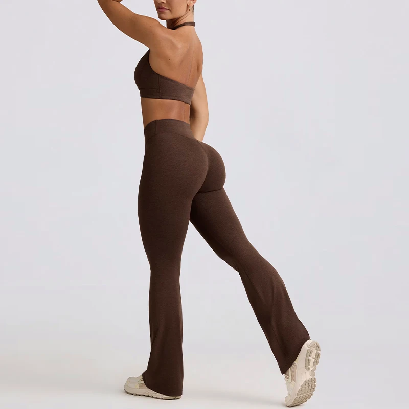 Set Bra & Celana Pendek Olahraga Wanita - Push Up Pengontrol Perut Pelangsing dengan Bantalan dan Tali yang Dapat Dilepas untuk Lari Yoga Gym Workout