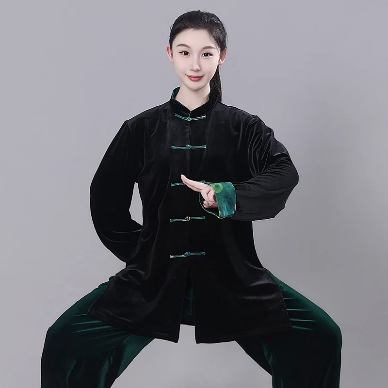 New Winter Tai Chi Suit, Thickened Chinese Style Performance & Competition Uniform, Unisex Practice Wear 4