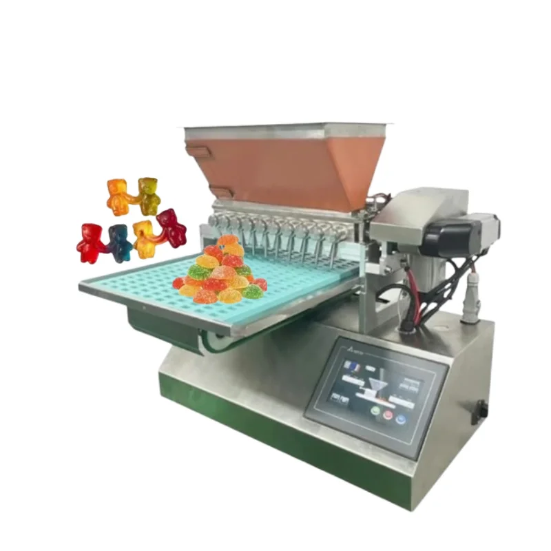Hot Sale Table Top Gummy Candy Chocolate Depositing Machine Gummy Production Candy Make Machine Small Gummy Depositing Machine