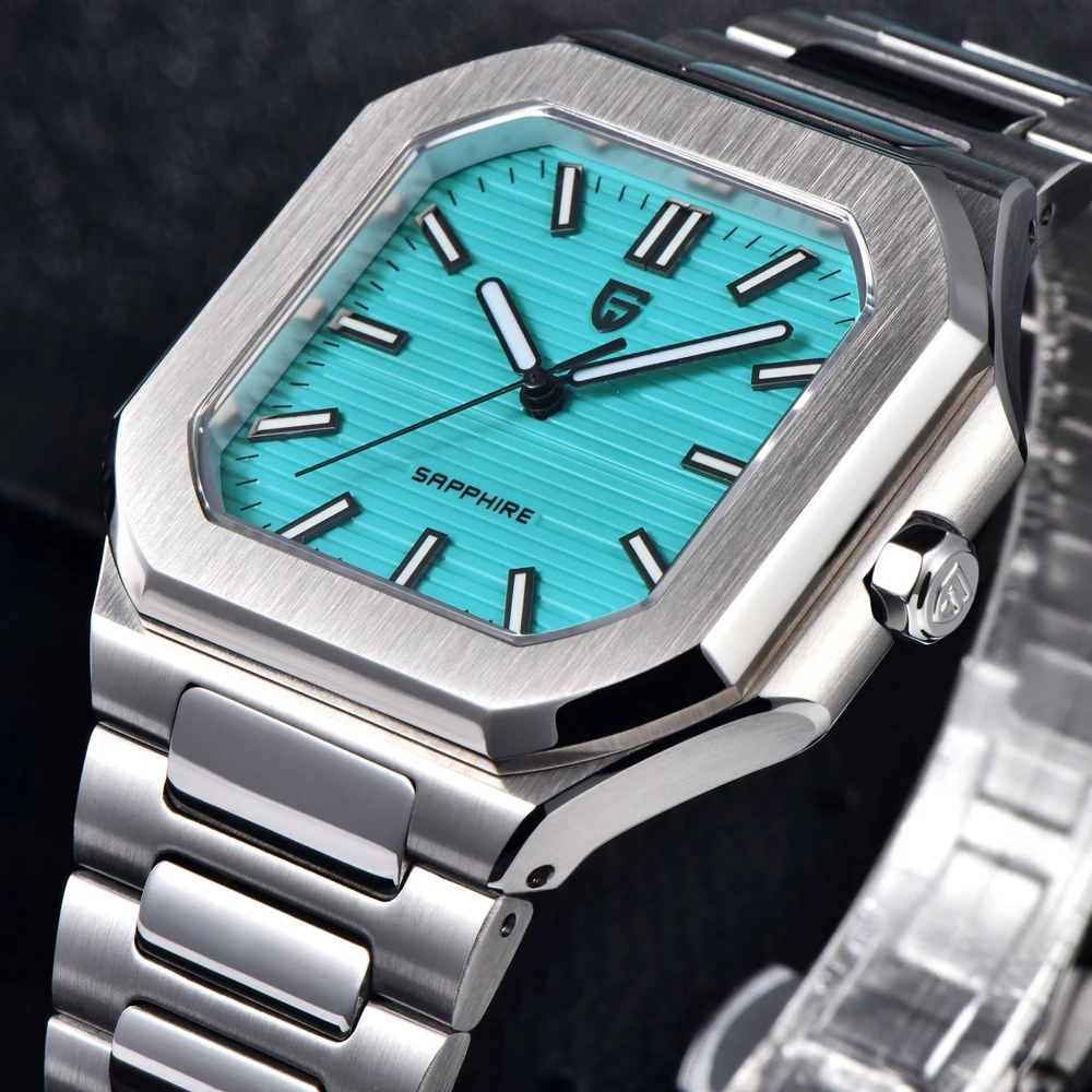 PAGANI DESIGN 2025, neue Herrenuhr, Quarz-Herrenuhr, TMI VH31-Uhrwerk, Retro-Uhr, Herren-AR-Saphirglas, Edelstahl