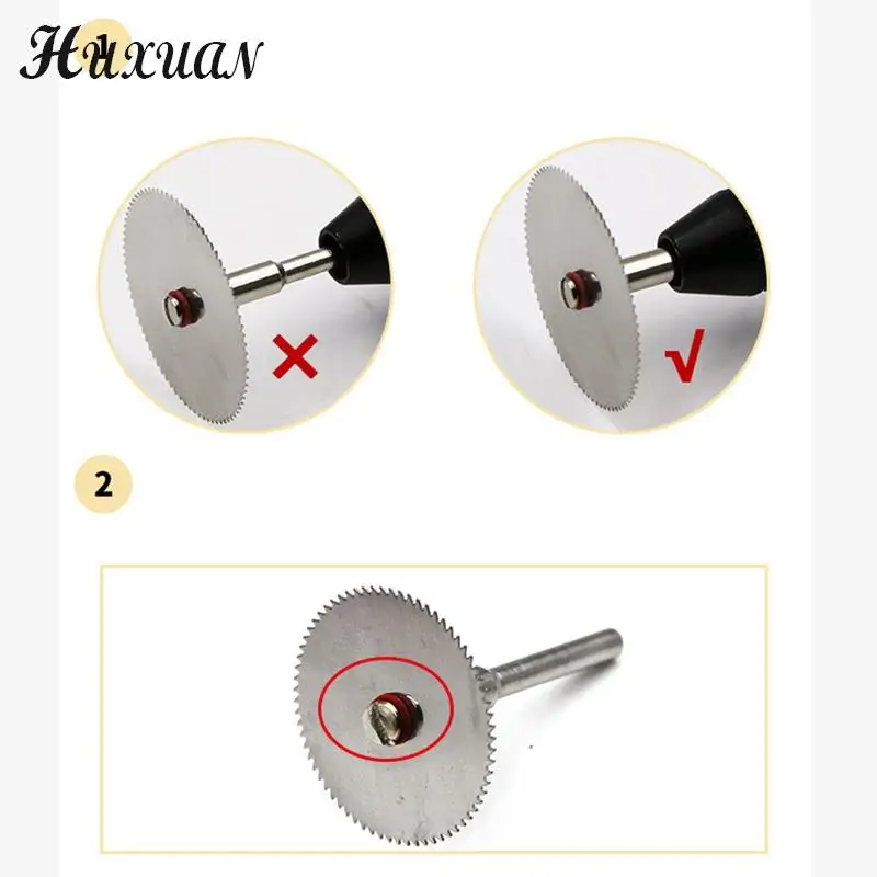 11Pcs Kit Mini Circular Saw Blade Electric Grinding Cut Cutoff Mandrel Set Metal Disc Tool Electric Grinding Cut Off Mandrel Set