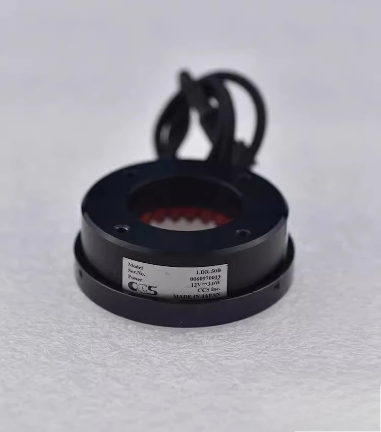 

CCS LDR-50B Ring, Machine Vision Light Source DC12V Red Light, with Diffuser Plate
