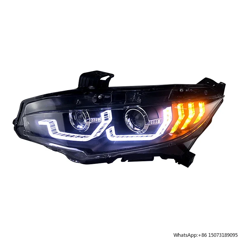 

Автомобильные фары для 10-го поколения: Проекционные линзы, динамические сигналы поворота, светодиодные фары, ДХО, автомобильный аксессуар (модель 2017 года)