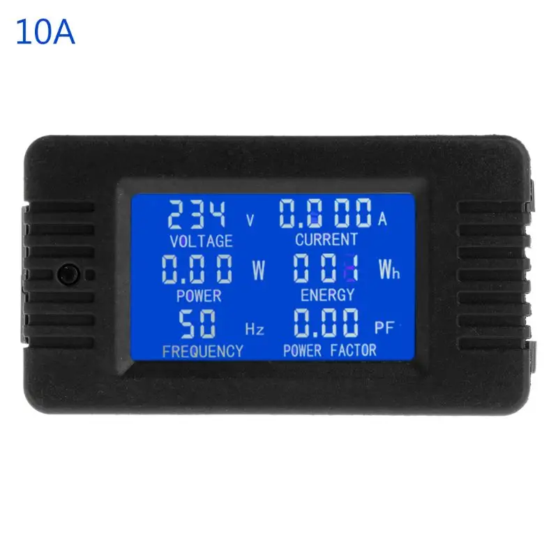 AC 100A 6in1 Digital Power Energy Monitor Voltage Current KWh Watt Meter AC 80~260V 110V 220V with Split CT