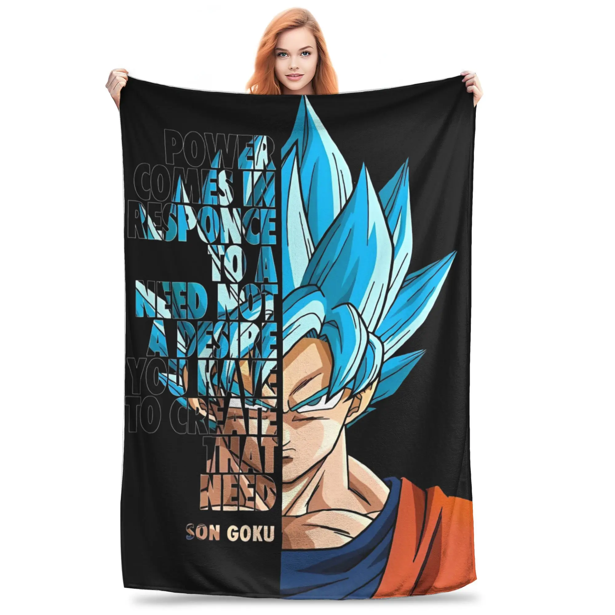 

Dragon Ball DragonBall anime Throw Blanket for Couch Fuzzy Soft Plush Blanket 50x60 Inch Multi-size Bedspread for All Seasons