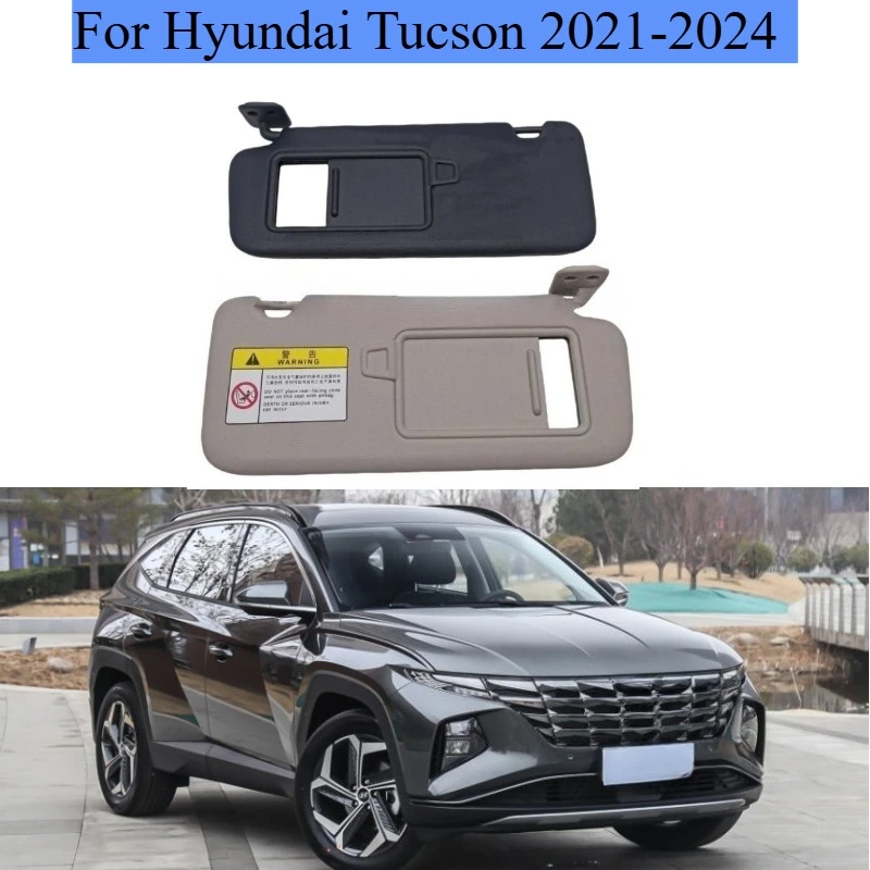 For Hyundai Tucson 2021 2022 2023 2024 Car Front Windshield Sun Visor Makeup Mirror 85210Q2100 85220Q2100