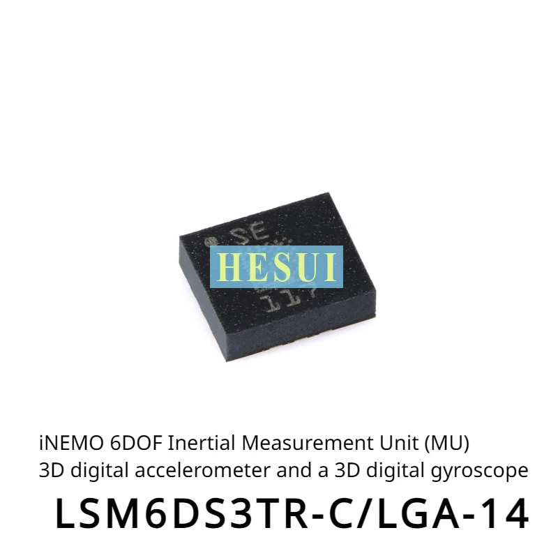 Original LSM6DS3TR-C LGA-14 iNEMO 6DoF IMU sensor 3D accelerometer Gyroscope