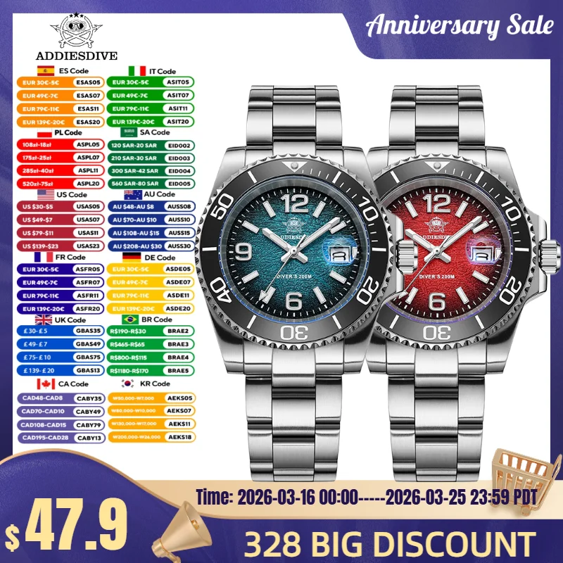 Addiesdive 41Mm Men…