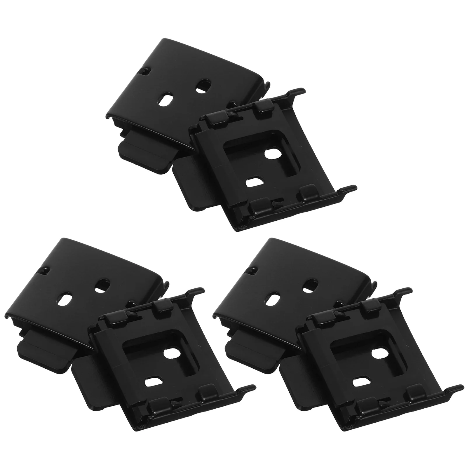 6pcs 롤러 블라인드 브래킷 실내 실외 교체 부품을위한 범용 장착 키트 그늘 고정 장치 측면 장착 액세서리