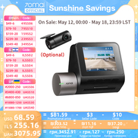 2024 New 70mai Dash Cam A510 1944P HDR GPS ADAS 4G Connectivity 70mai 4G Front Cam A510 Car DVR 24H Parking Support Rear Cam