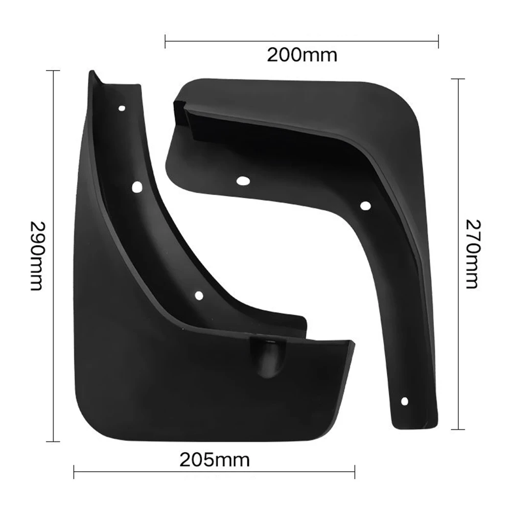 

Simple 4Pcs Car Mud Flaps For MG ZS 2020-2021 Mudguards Fender Mud Guard Flap Splash Flaps Accessories