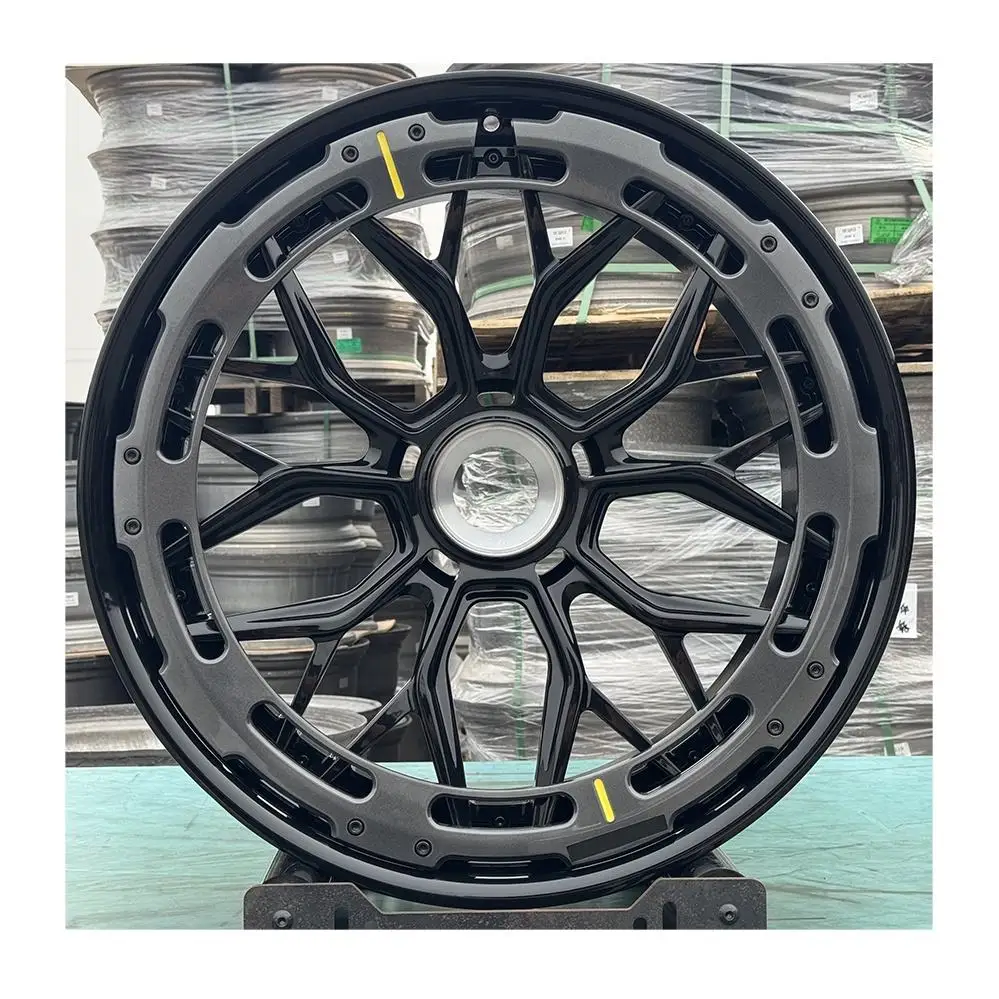 Factory Hotsale Wheel Rims 18-22Inch 2piece  Forged Alloy Wheels Custom Car Wheel Rims with Alloy Ring