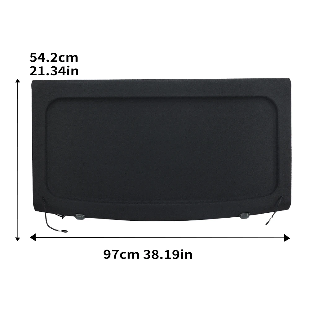 الخلفية الطرود الرف التمهيد تحميل الأمتعة غطاء البضائع ل MG ZS 2017-2023 غطاء صندوق السيارة لوحة اكسسوارات السيارات 10597903 استبدال أجزاء #3