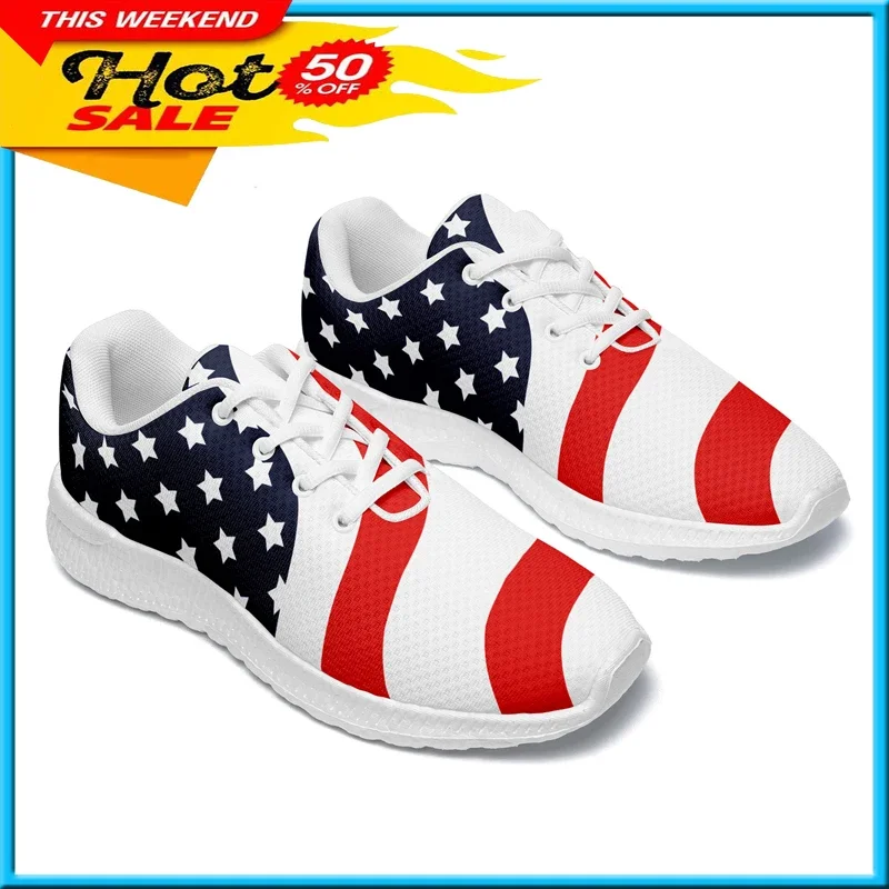 

USA United States Flag Dropshipping Print On Demand Custom Shoes Sneaker Custom Print POD Shoes Sneaker