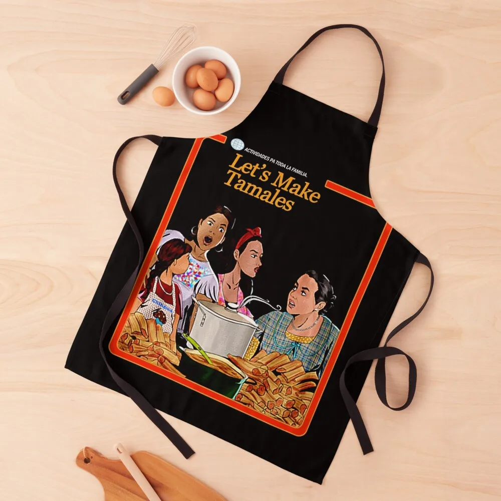 

Let's Make Tamales OG Tamale Boss Tee Apron women's kitchens Kitchens Men Apron