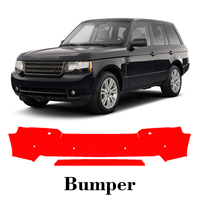 Car Precut Paint Protection Film Front Bumper Anti-scratch Exterior TPU PPF For Land Rover Range Rover 2010-2012