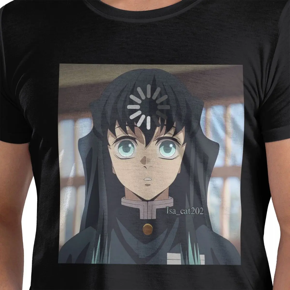 

Muichiro Tokito Meme футболка из 100% хлопка, мужские модные футболки, мужские футболки с круглым вырезом и коротким рукавом, S-6XL