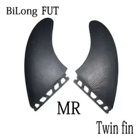 BiLong Futures MR Twin Fins X Large Surfboard Fins Two Side Surf Fin Performance Glass (PG)  Fish, Funboard and Twin Fin Boards