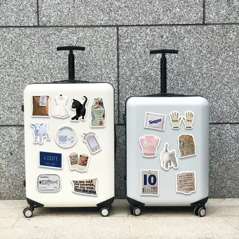 57PCS Cartoon Korean stickers INS Style Graffiti Decals Aesthetic Phone Notebook Suitcase Laptop Fridge Wall Sticker